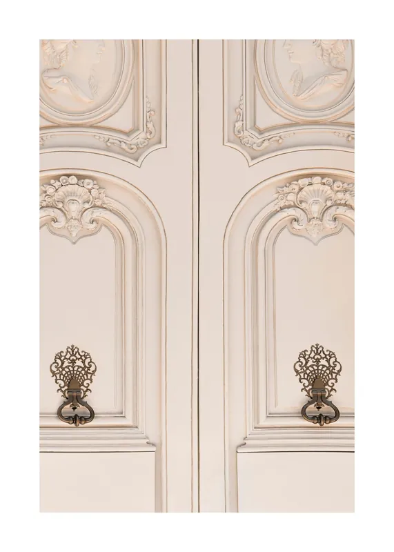 Aktuell Beige Tür Poster
