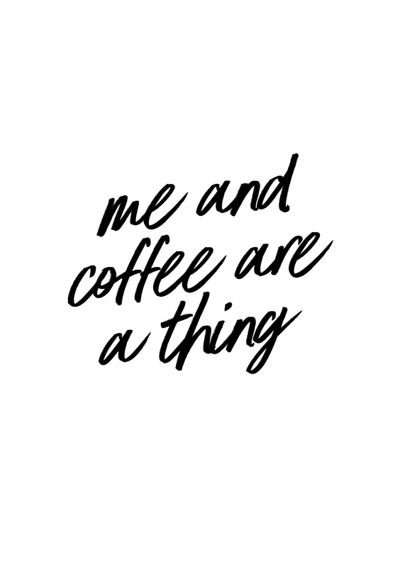 Zertifiziert Me and Coffee Poster
