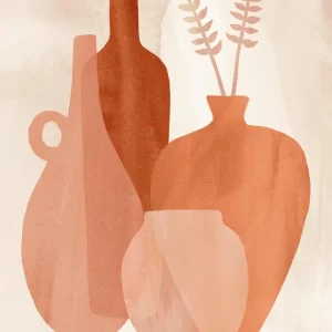 Abstrakte Vase Poster Bestpreis