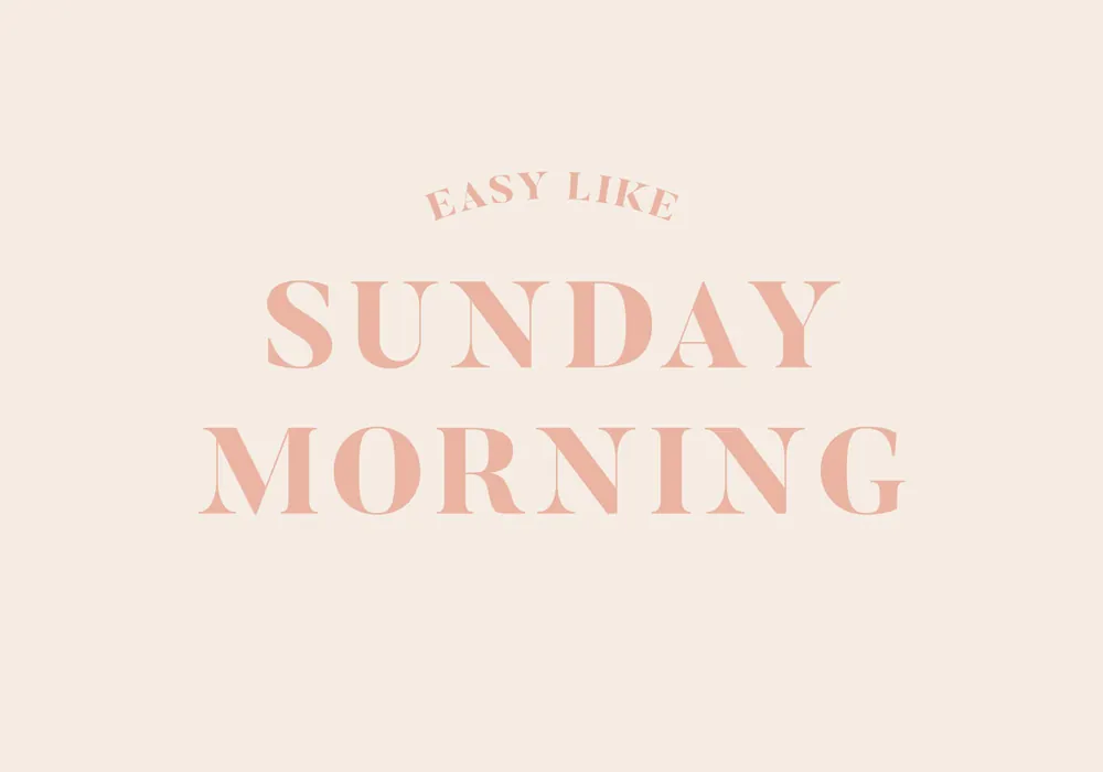 Abverkauf Easy Like Sunday Morning Poster