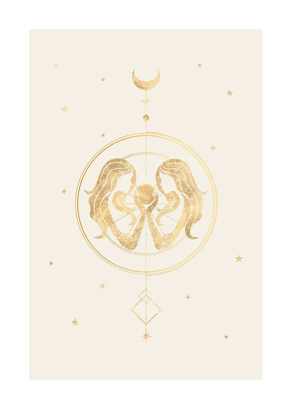Zwillinge Poster Saisonangebot