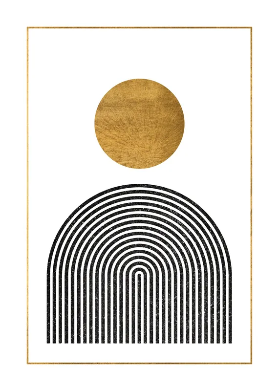 Abverkauf Goldenes Mondlicht Poster