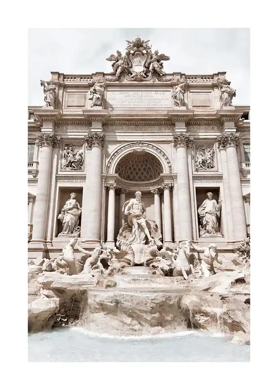 Aktuell Fontana Di Trevi Poster