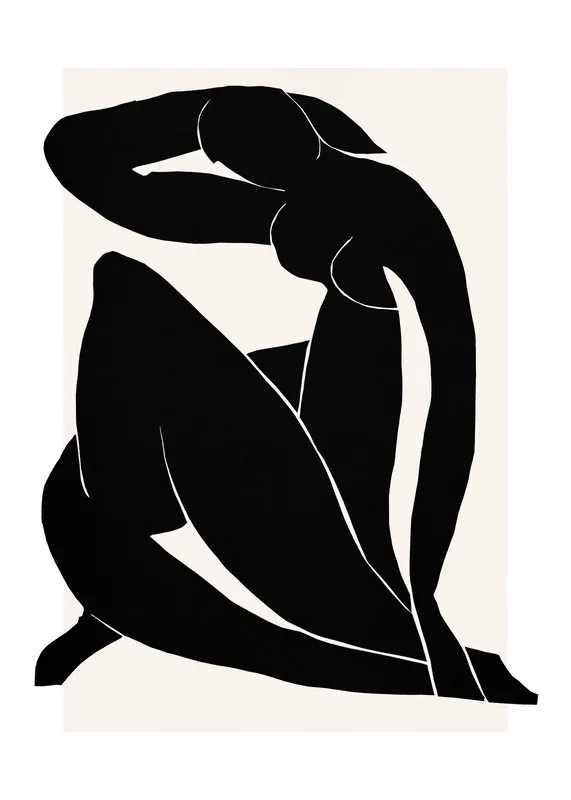 Abstrakte Silhouette No1 Poster Kostenloser Rückversand