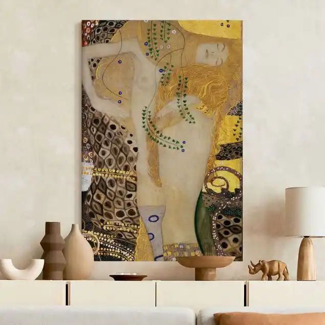 Gustav Klimt - Wasserschlangen I Akustikbild Kracherpreis