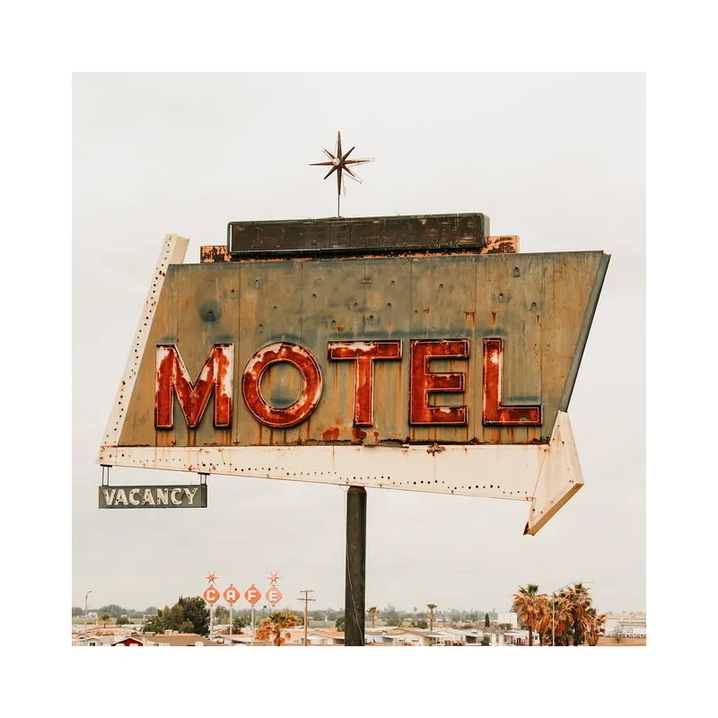 Wochenendangebot Motel Schild Poster