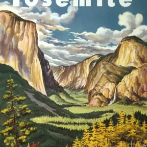 Zertifiziert Yosemite, United Air Lines Poster