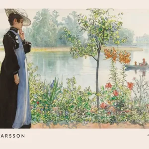 Zertifiziert Carl Larsson - Karin by the Shore Poster