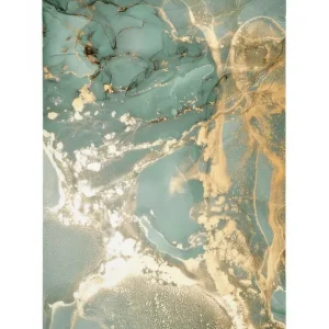 Abstract Green Marble No1 Leinwand Schneller Versand
