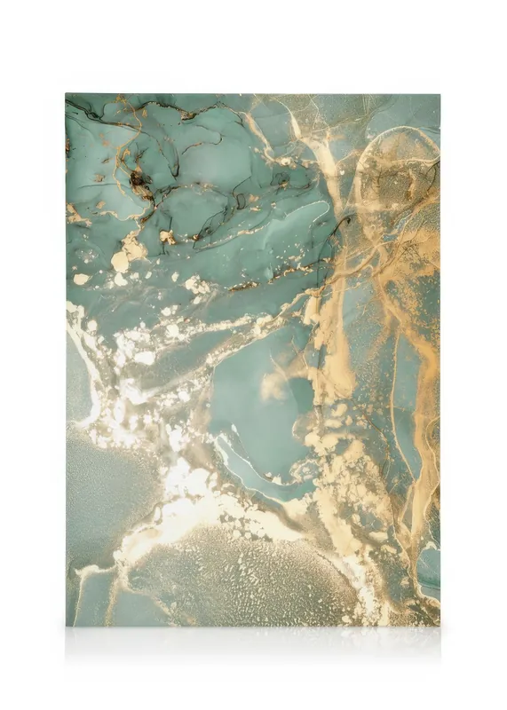Abstract Green Marble No1 Leinwand Schneller Versand
