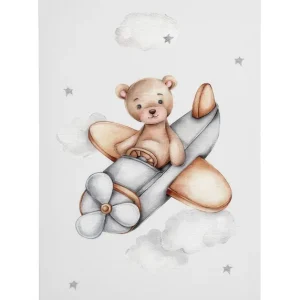 Zertifiziert Fliegender Teddy Leinwand
