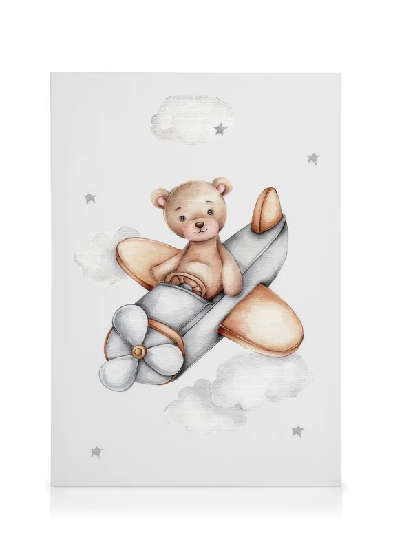Zertifiziert Fliegender Teddy Leinwand