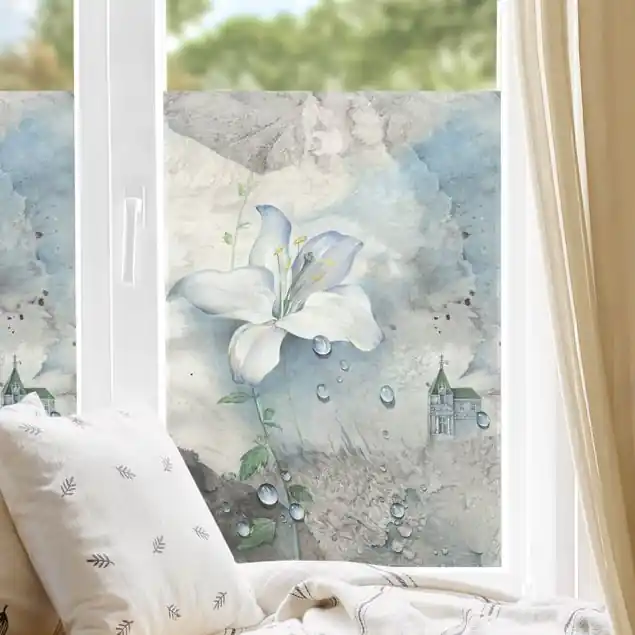 Tränen einer Lilie Fensterfolie Knallerangebot