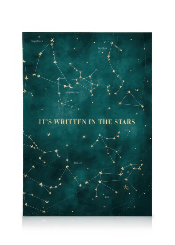 Written in the Stars Leinwand Neu