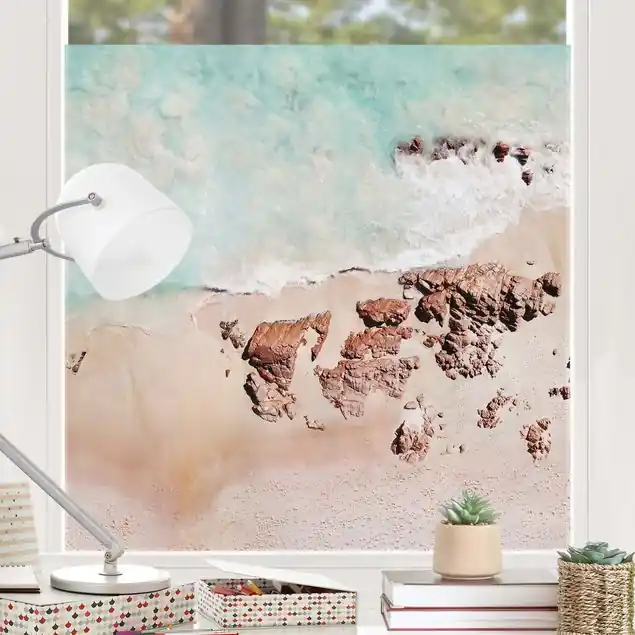 Markenware Golden Rose Beach Fensterfolie