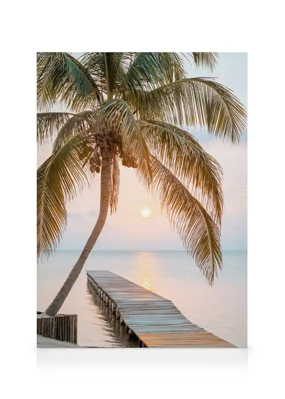 Abverkauf Tropical Jetty Leinwandbild