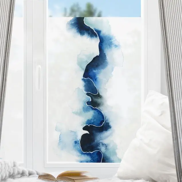 Zertifiziert Gletscherbruch Fensterfolie