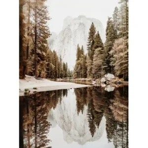 Yosemite Valley River Leinwandbild Sale