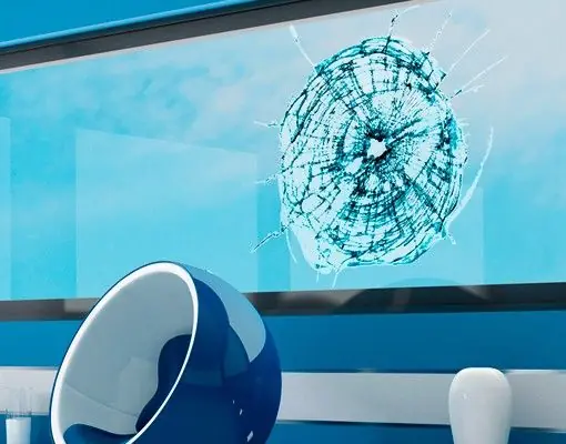Heißes Angebot Splitterndes Glas Fensteraufkleber