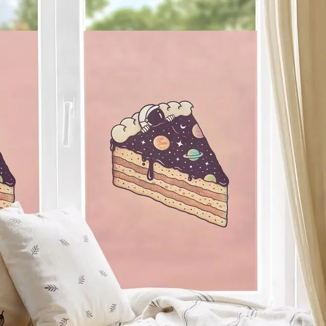 Heißes Angebot Kosmischer Kuchen Fensterfolie