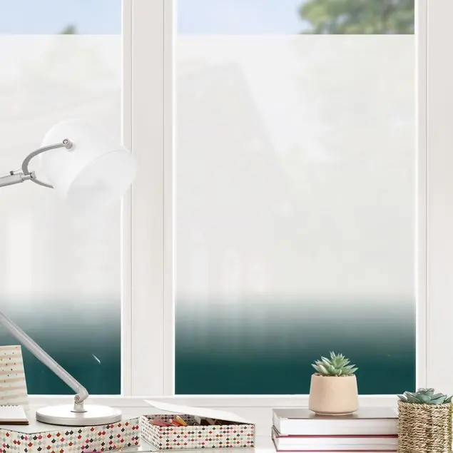 Markenprodukt Dip-Dye Dunkle Jade Fensterfolie