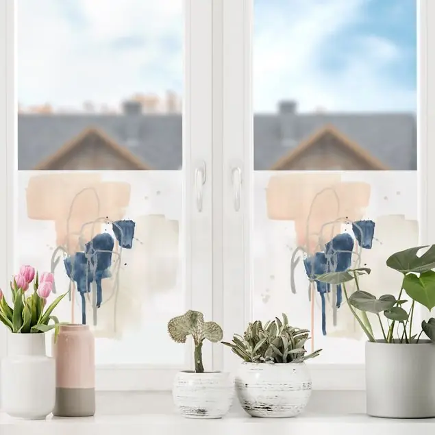 Azurit II Fensterfolie Nur Für Kurze Zeit