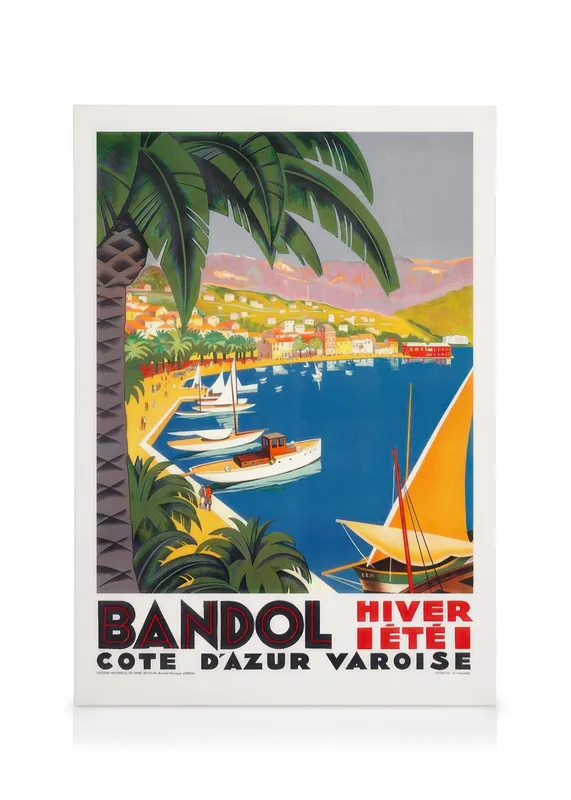 Aktuell Bandol Vintage Leinwandbild