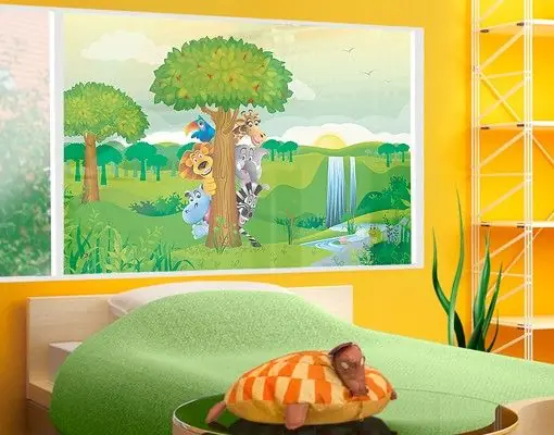 Jetzt Bestellen Dschungeltiere Fensterfolie