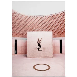 YSL Fashion Museum Leinwandbild Echt