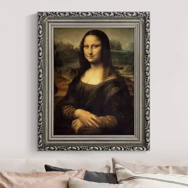 Jetzt Kaufen Leonardo da Vinci - Mona Lisa Gerahmtes Leinwandbild