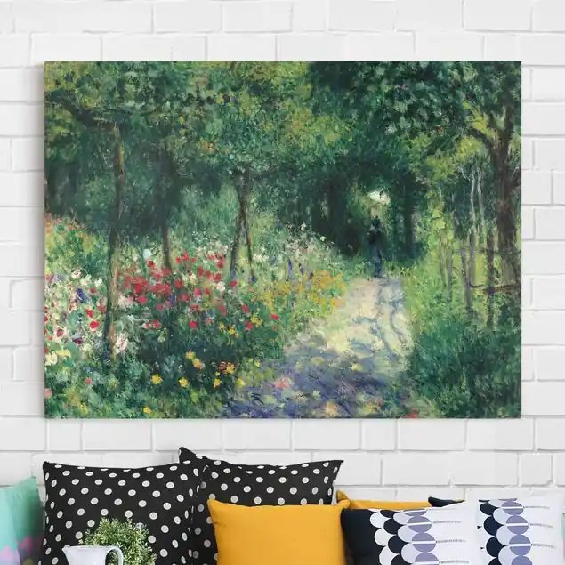 Neu Im Sortiment Auguste Renoir - Frauen im Garten Leinwandbild – Canvas
