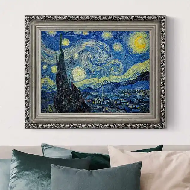 Ausverkauf Vincent van Gogh - Sternennacht Gerahmtes Leinwandbild