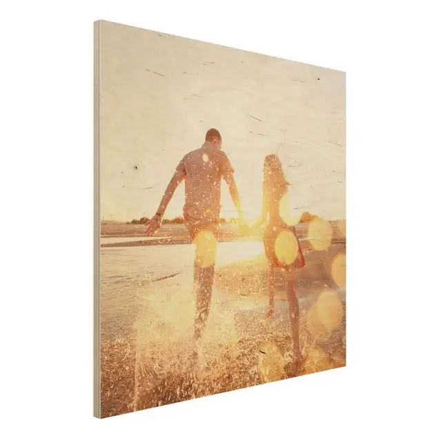 Holzbild selbst gestalten                               Wandbild Designer - Quadrat Neu Im Sortiment