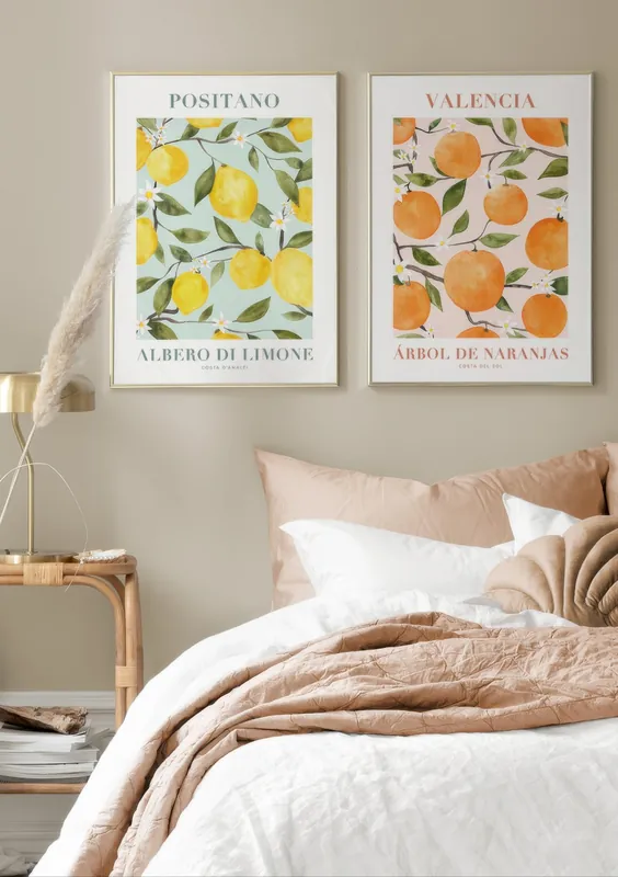 Zitrus Duo Poster Set Solange Der Vorrat Reicht