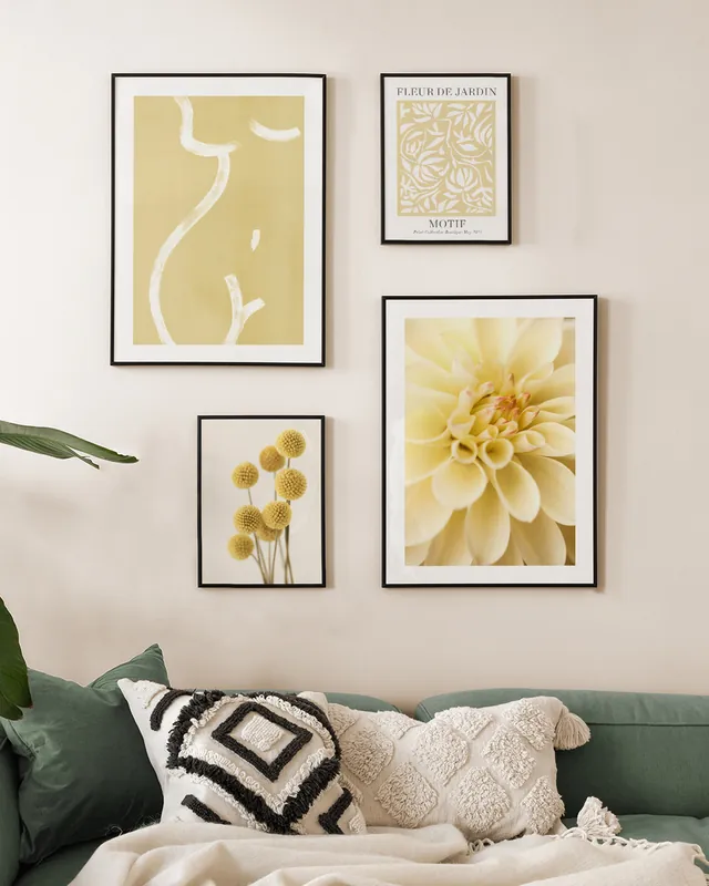 Yellow Garden Posterset Solange Der Vorrat Reicht