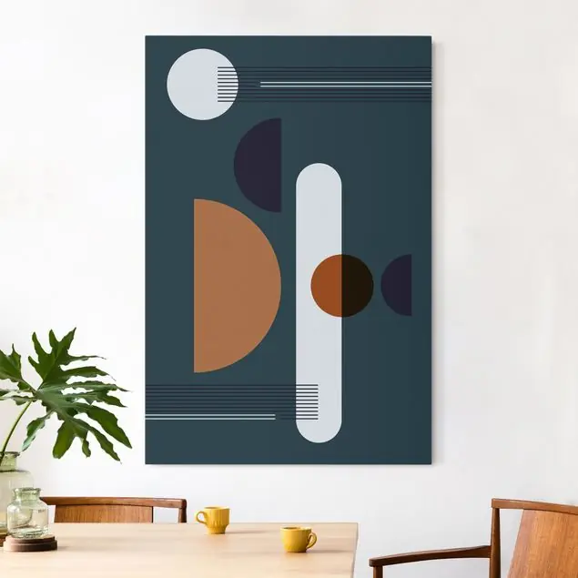 Bauhaus Dresden                               Akustikbild • 4 cm Massivholz-Keilrahmen • effektiver Akustikabsorberkern • für angenehme Raumakustik • gefertigt in Deutschland Top-Seller