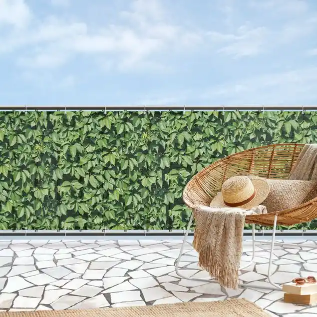 Heißes Angebot Hecke Balkon Sichtschutz • winddurchlässiges Mesh • fertig geöst & inkl. Kabelbinder • Schutzbeschichtung • verstärkte Ränder • gefertigt in Deutschland