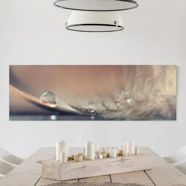 Expressversand Story of a Waterdrop Leinwandbild • hergestellt in Deutschland • langlebiges Canvas mit Holzkeilrahmen • klassische Struktur