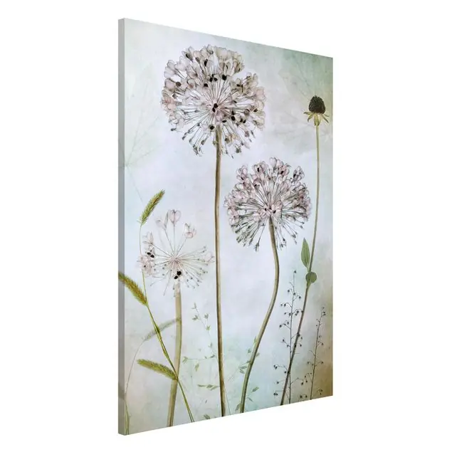 Lauchblüten in Pastell Magnettafel - Hochformat 2:3 Rabatt