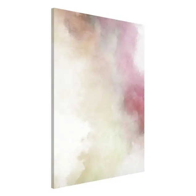 Aquarellstruktur Symbiose Sand Purpur Magnettafel Letzte Chance