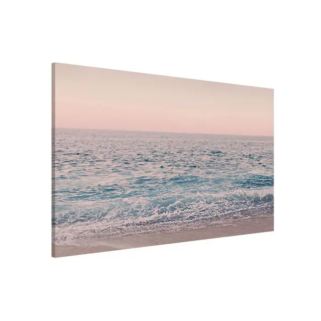 Highlight Roségoldener Strand am Morgen Magnettafel