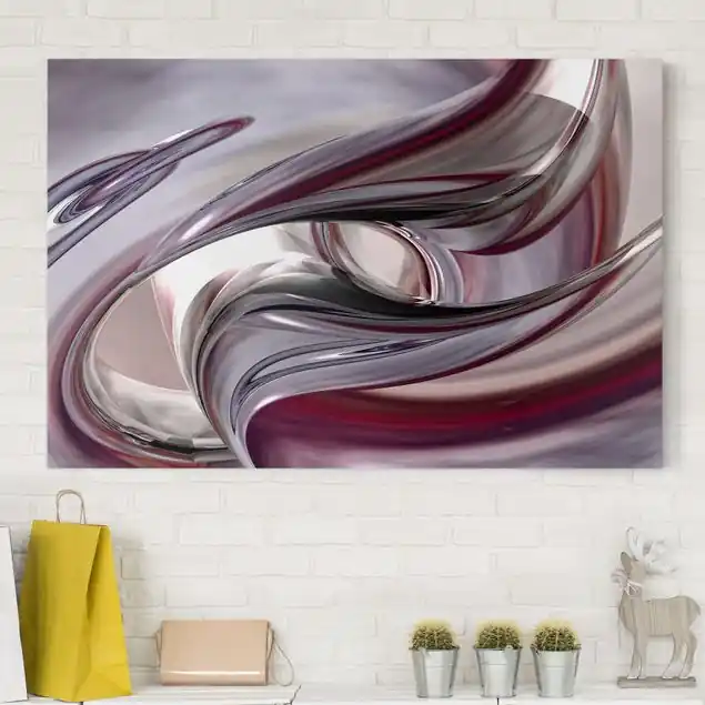 Top-Seller Illusionary Leinwandbild • hergestellt in Deutschland • langlebiges Canvas mit Holzkeilrahmen • klassische Struktur • 260 g/m²