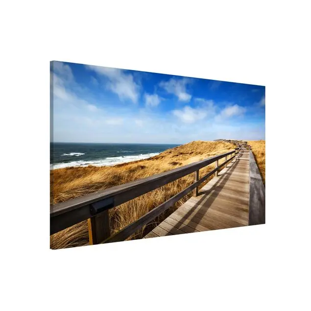 Dünenweg an der Nordsee auf Sylt Magnettafel - Querformat 3:2 Expressversand