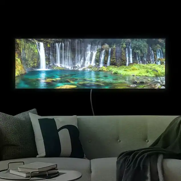 Shiraito Wasserfall LED-Wechselbild Meistverkauft