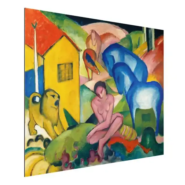 Top-Seller Franz Marc - Der Traum Alu-Dibond Outdoor Bild