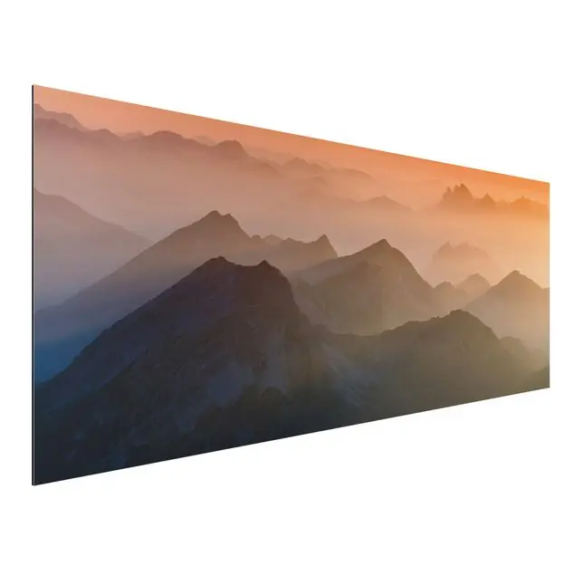 Top-Preis Blick von der Zugspitze Alu-Dibond Outdoor Bild