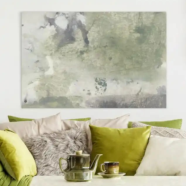 Frieden, Liebe, Freude I Leinwandbild • hergestellt in Deutschland • langlebiges Canvas mit Holzkeilrahmen • klassische Struktur • 260 g/m² Begrenztes Angebot