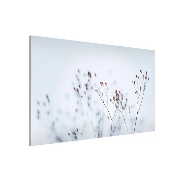 Günstig Zartblaue Wildblumen Magnettafel