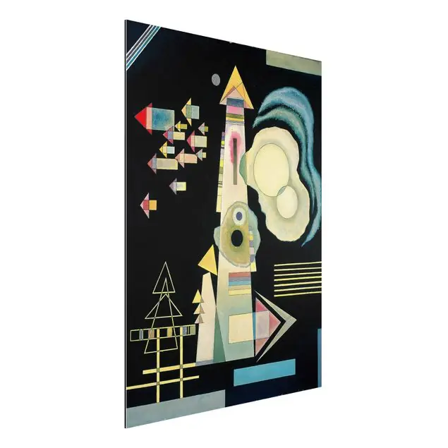 Direktkauf Wassily Kandinsky - Pfeile Alu-Dibond Outdoor Bild