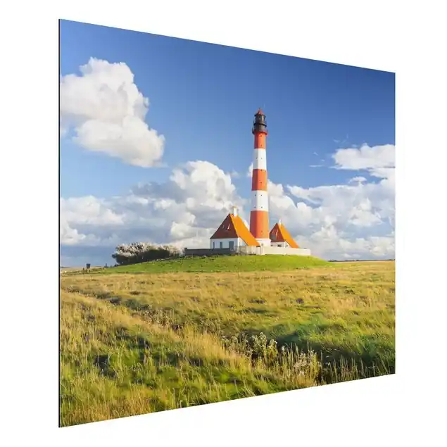 Leuchtturm in Schleswig-Holstein Alu-Dibond Outdoor Bild Angebot